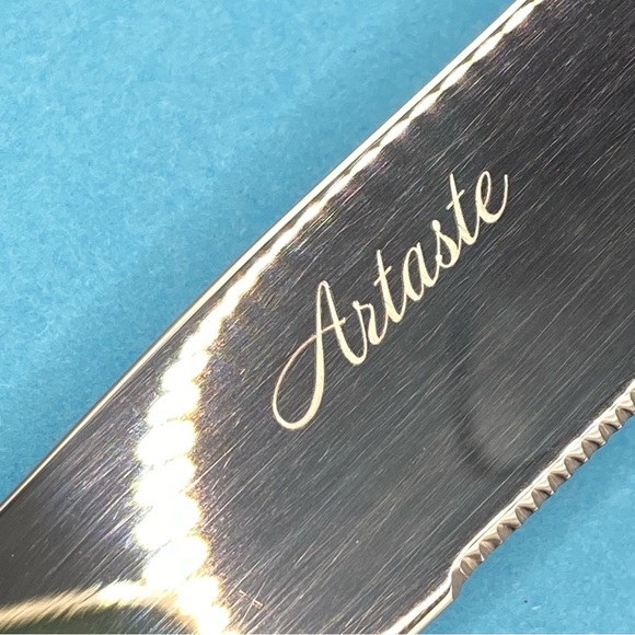 ARTASTE Rain Dinner Knives Set Of 4 NEW Rain Stainless Steel - Picture 2 of 7